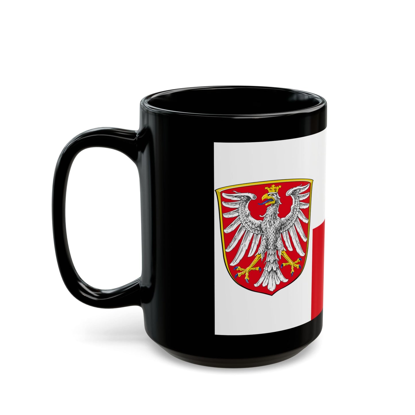 Flag of Frankfurt am Main Germany - Black Coffee Mug-Go Mug Yourself