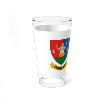 Flag of Pusztahencse (Hungary) Pint Glass 16oz