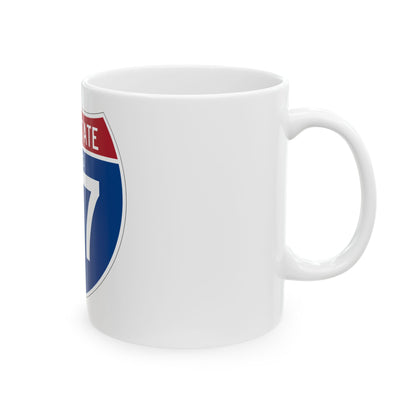 Interstate 37 (U.S. Highways) White Coffee Mug