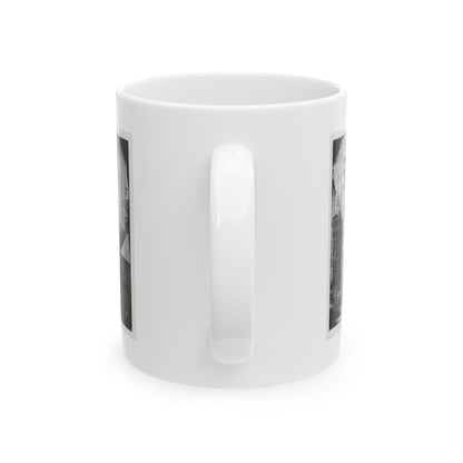 Antietam, Md. Gen. Randolph B. Marcy With Officers And Civilians At Army Of The Potomac Headquarters (U.S. Civil War) White Coffee Mug