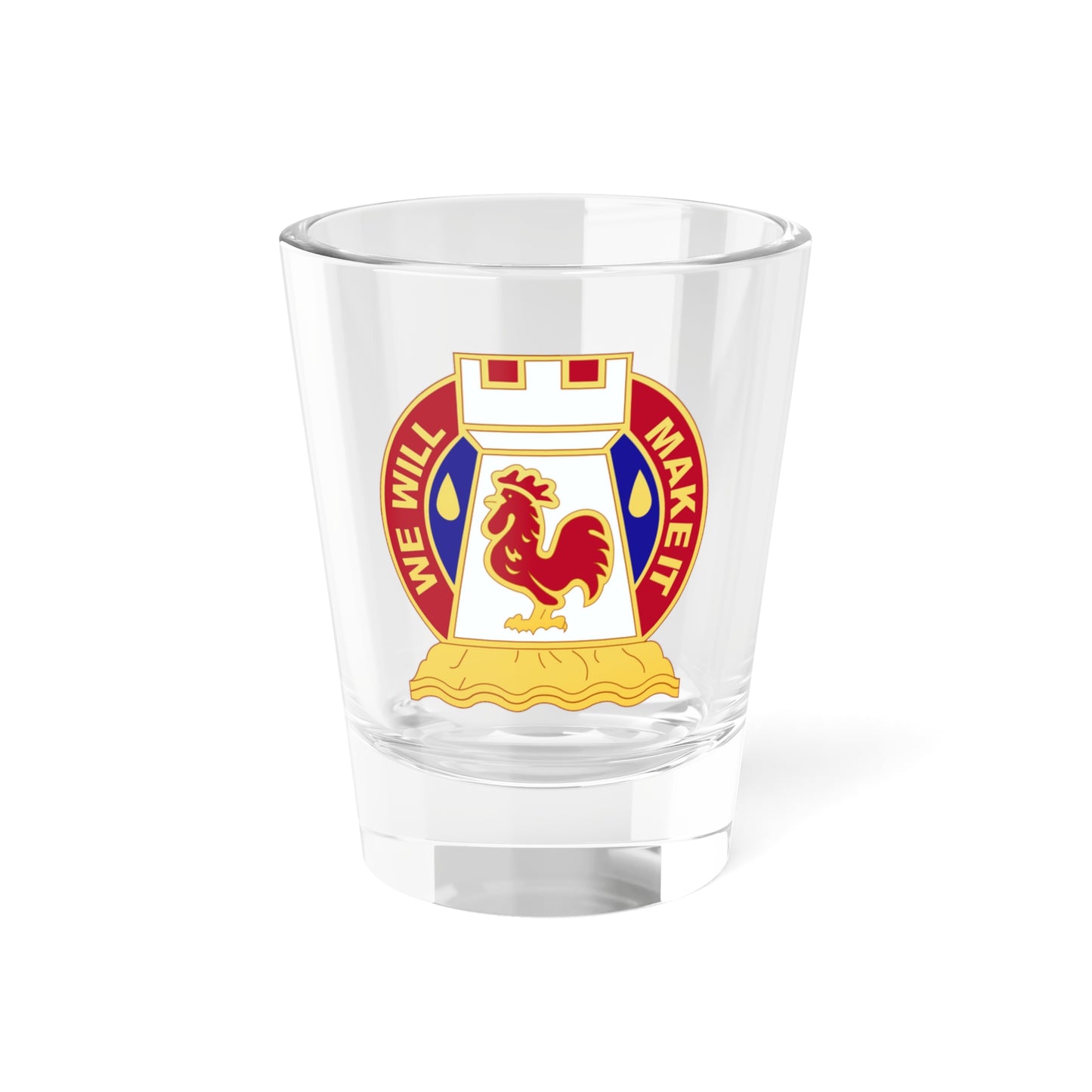 243 Engineer Battalion (U.S. Army) Shot Glass 1.5oz