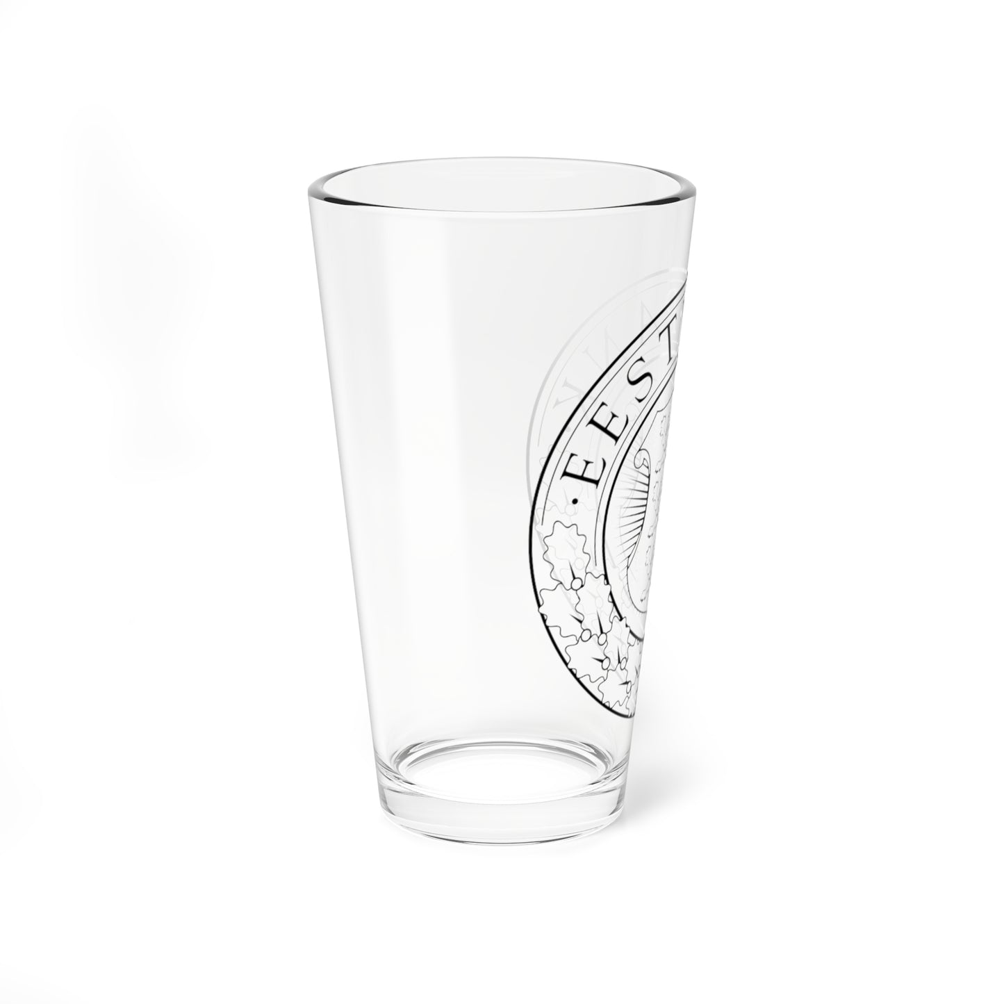 Seal of the Bank of Estonia (Estonia) (Coat of Arms) Pint Glass 16oz