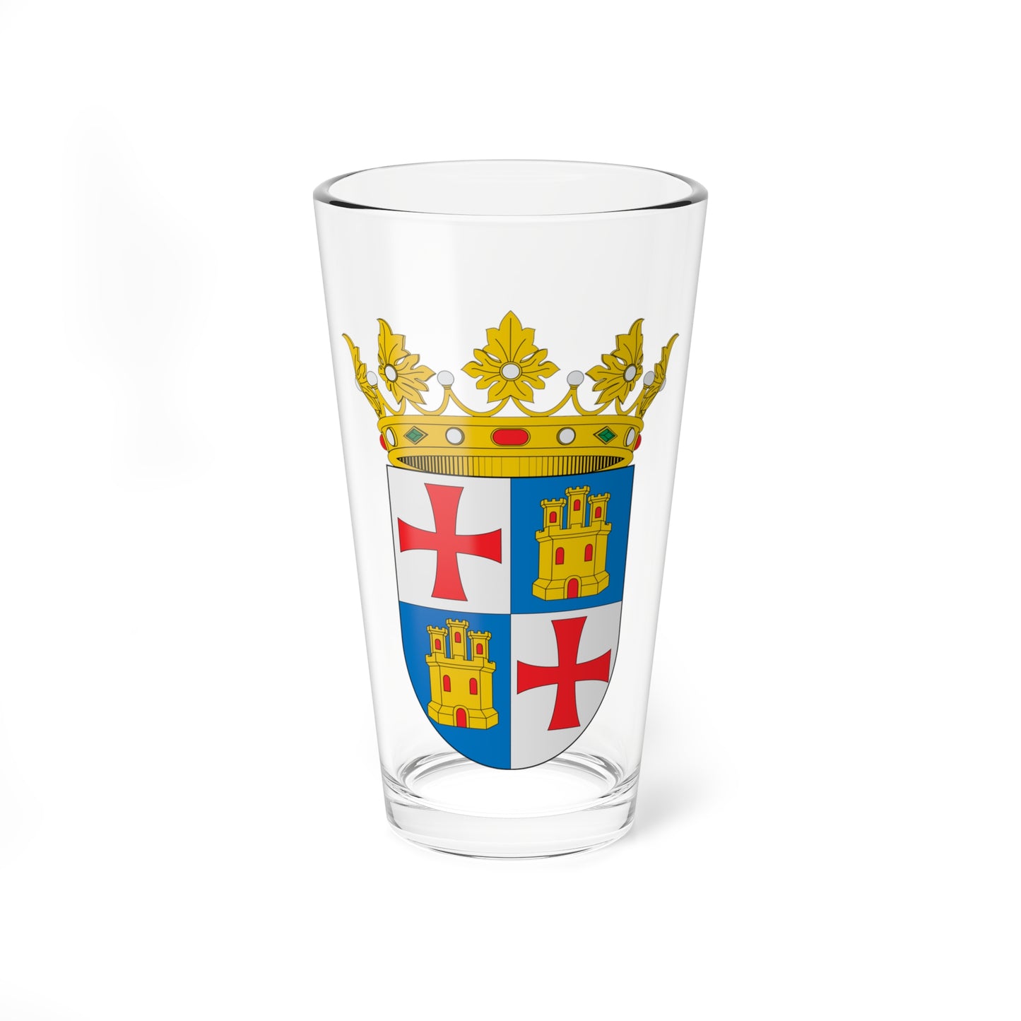 Escudo de Ademuz (Spain) (Coat of Arms) Pint Glass 16oz