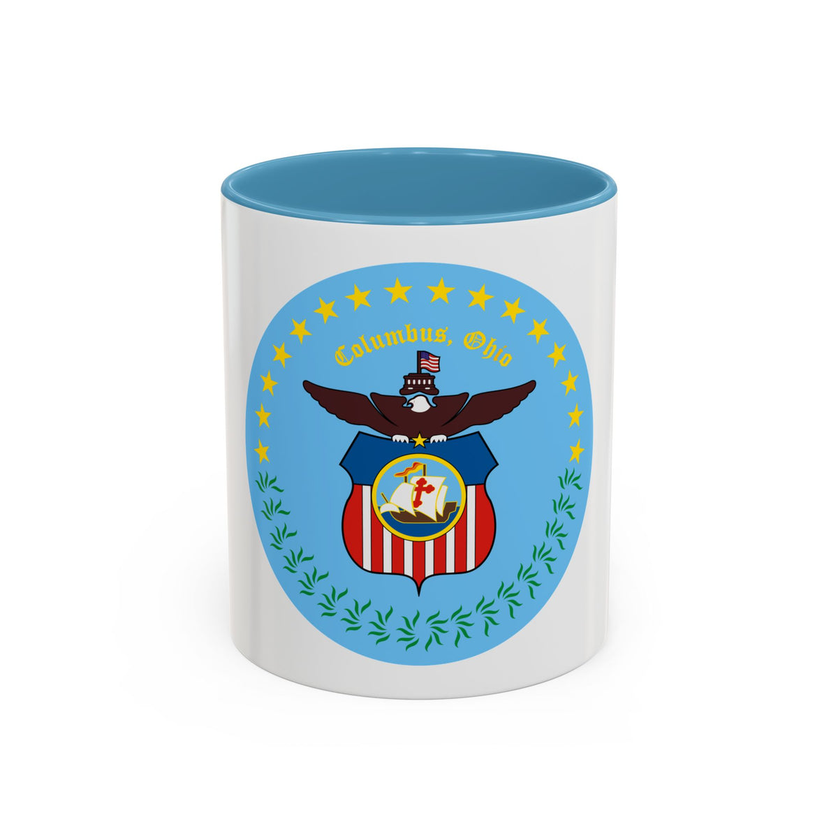 Seal of Columbus Ohio - Accent Coffee Mug