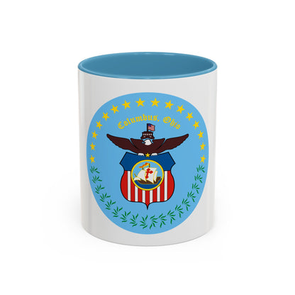 Seal of Columbus Ohio - Accent Coffee Mug