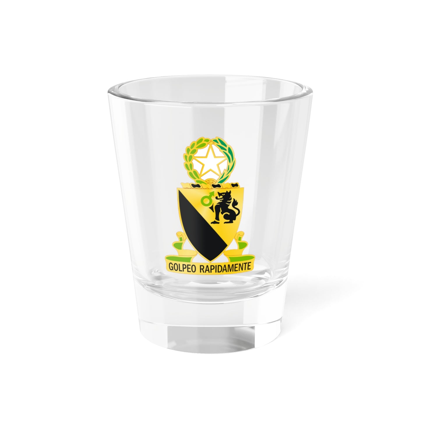 124 Cavalry Regiment (U.S. Army) Shot Glass 1.5oz