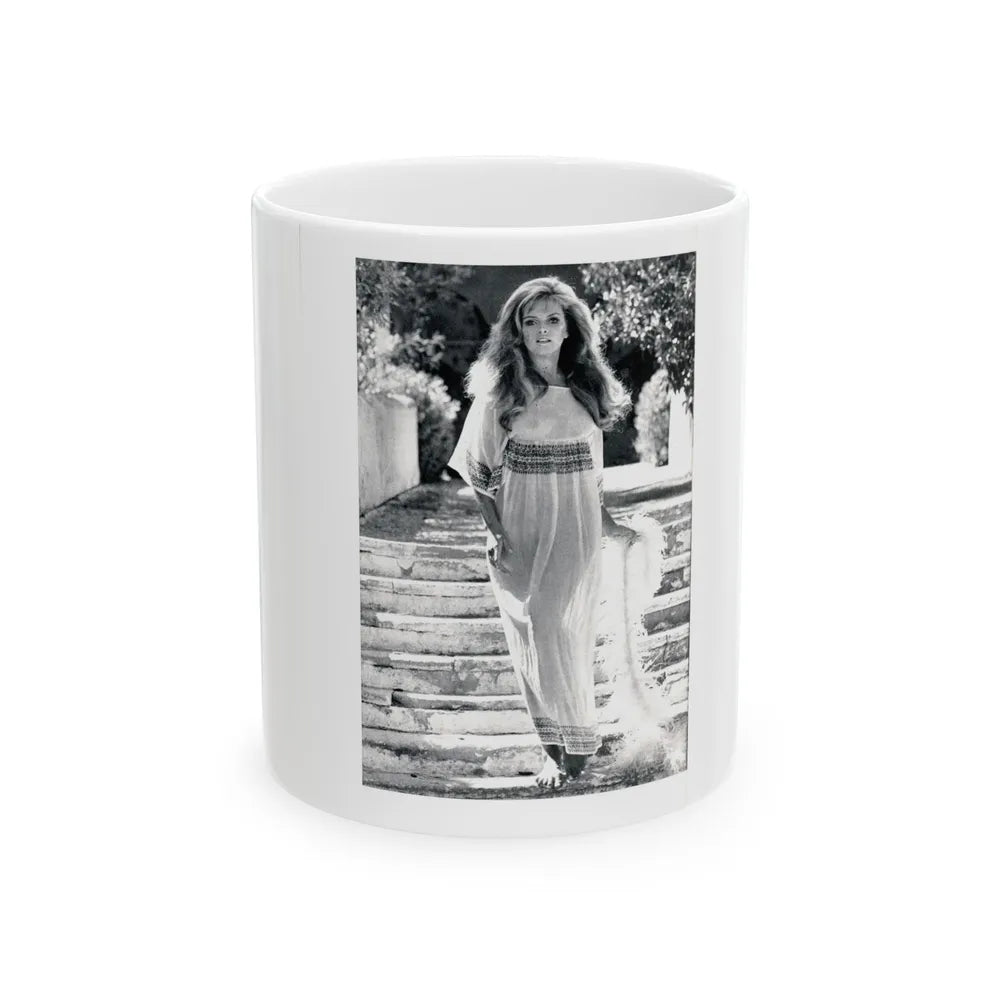 Julie Ege #198 (Vintage Female Icon) White Coffee Mug-11oz-Go Mug Yourself