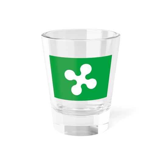 Flag of Lombardy Italy - Shot Glass 1.5oz