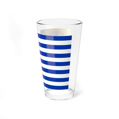Bandera del Municipio Simon Rodriguez (Venezuela) Pint Glass 16oz