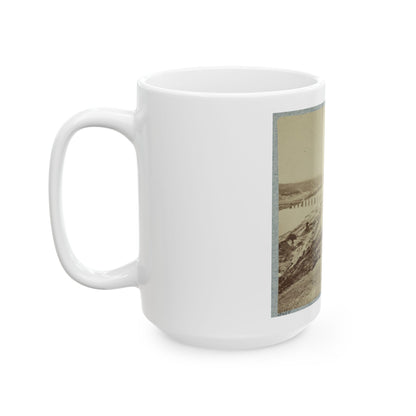 Army Bridge, Chattanooga, 1864(2) (U.S. Civil War) White Coffee Mug