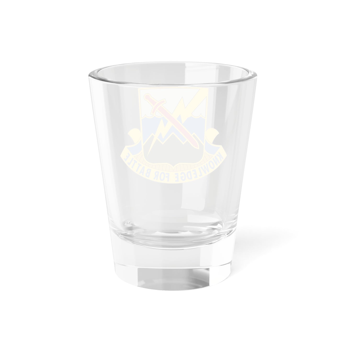 Verre à liqueur du 102e bataillon du renseignement militaire (armée américaine) 1,5 oz