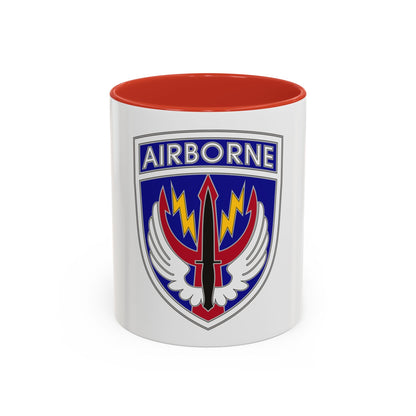 Special Operations Command Central (U.S. Army) Accent Coffee Mug