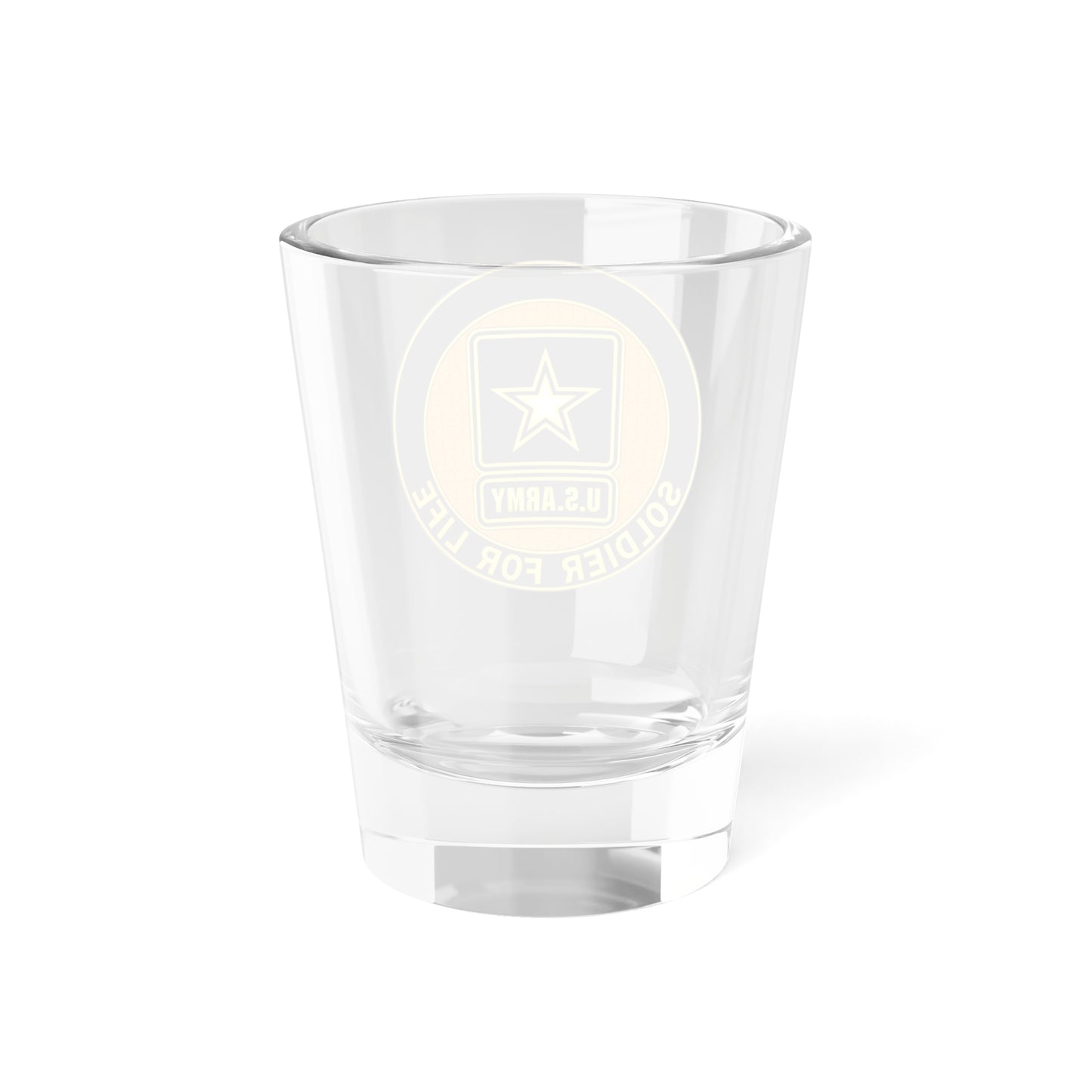 Soldier for Life Lapel Button (U.S. Army) Shot Glass 1.5oz