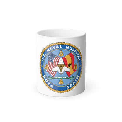 US Naval Hospital Rota Spain (U.S. Navy) Color Changing Mug 11oz