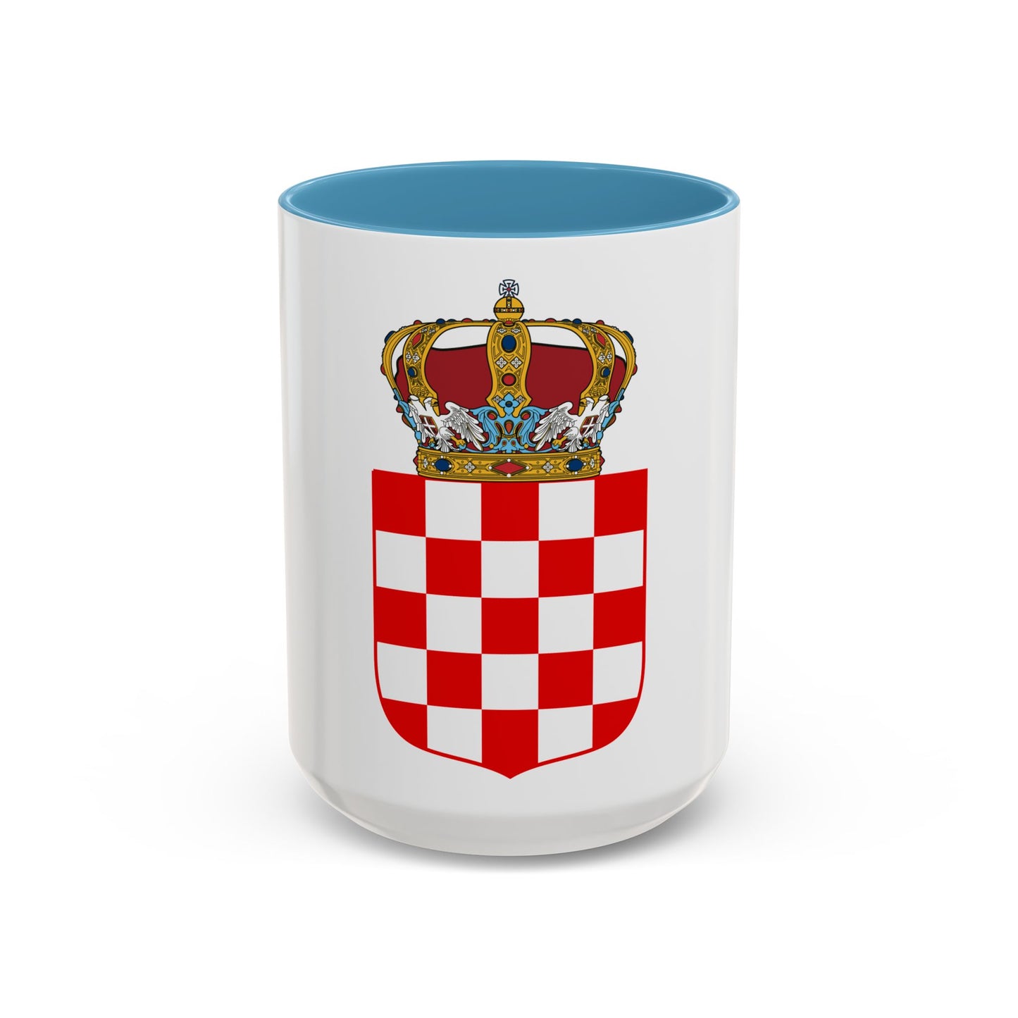 Coat of Arms of the Banate of Croatia - Accent Coffee Mug