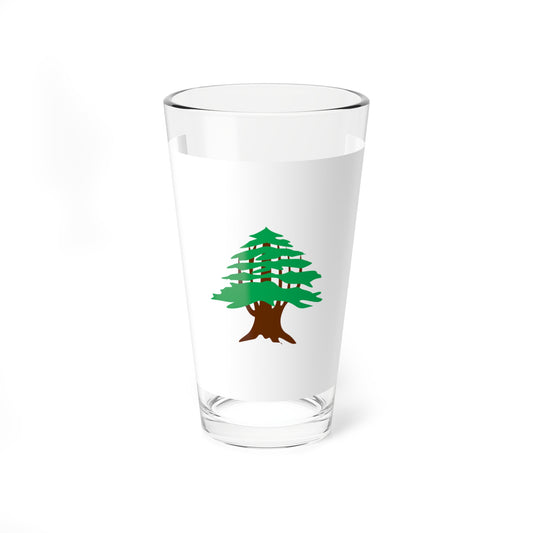 Flag of Lebanon 1918-1920 (Lebanon) Pint Glass 16oz