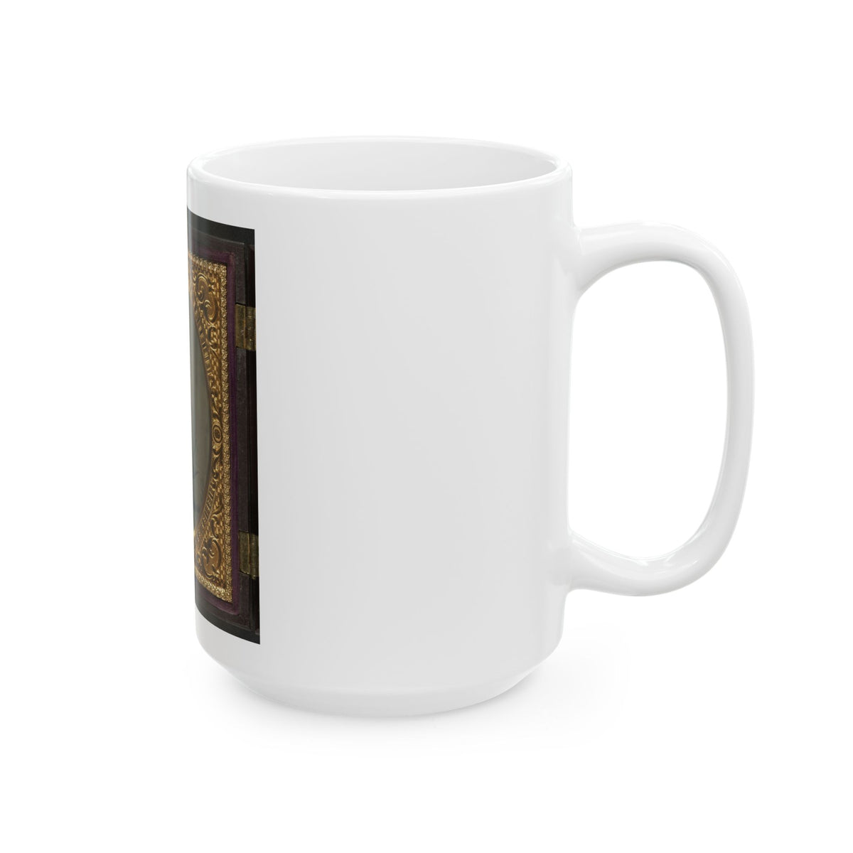 Unidentified Soldier In Confederate Shell Jacket (U.S. Civil War) White Coffee Mug