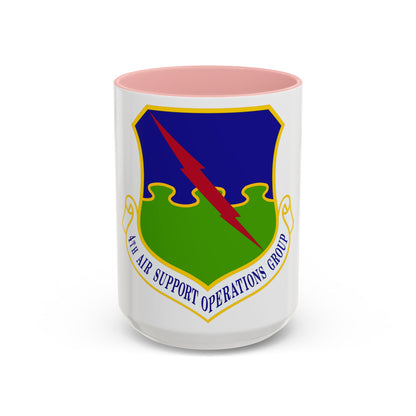 4 Air Support Operations Group USAFE (U.S. Air Force) Accent Coffee Mug