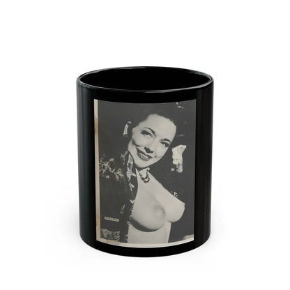 Evelyn West #10 (Vintage Female Icon) Black Coffee Mug-11oz-Go Mug Yourself