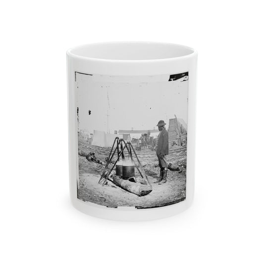 City Point, Va. African American Army Cook At Work (U.S. Civil War) White Coffee Mug