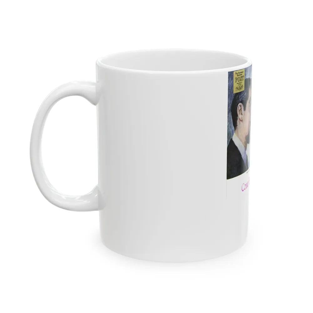 Come Be My Love (1), Saturday Evening Post, August 2, 1947 - White Coffee Mug-Go Mug Yourself