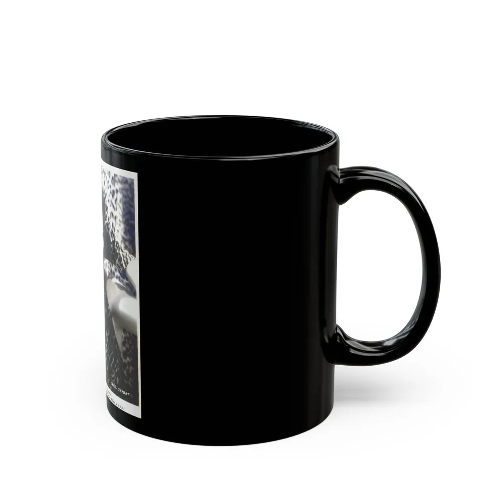 Carol Ohmart #03 (Vintage Female Icon) Black Coffee Mug-Go Mug Yourself