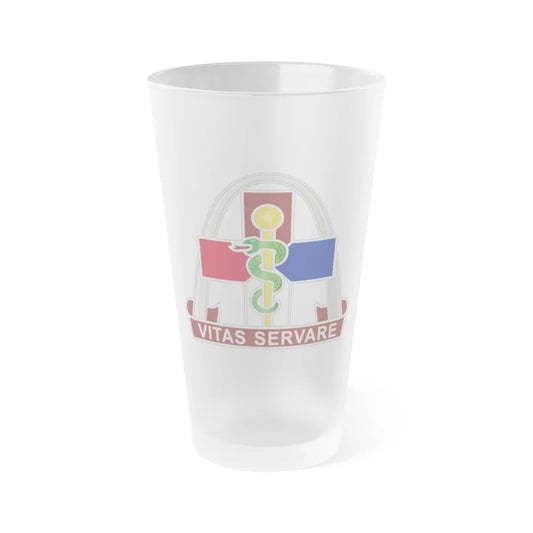 811th Hospital Center (U.S. Army) Frosted Pint Glass 16oz-Go Mug Yourself