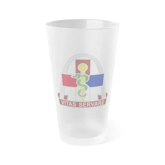 811th Hospital Center (U.S. Army) Frosted Pint Glass 16oz Default Title - Go Mug Yourself