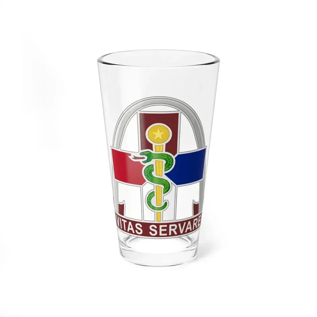 811th Hospital Center (U.S. Army) Pint Glass 16oz 16oz - Go Mug Yourself