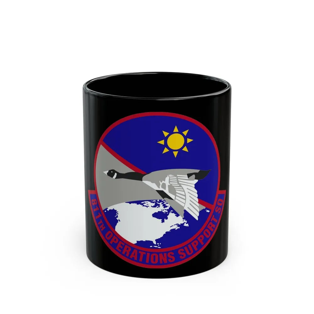 811th Operations Support Squadron (U.S. Air Force) Black Coffee Mug-11oz-Go Mug Yourself