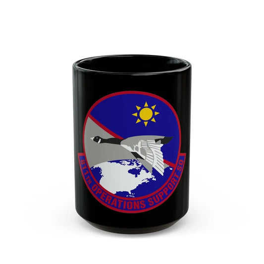 811th Operations Support Squadron (U.S. Air Force) Black Coffee Mug-15oz-Go Mug Yourself