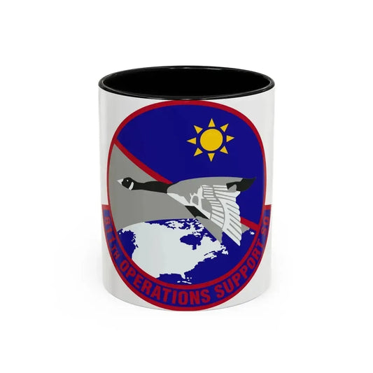 811th Operations Support Squadron (U.S. Air Force) Accent Coffee Mug 11oz Black - Go Mug Yourself