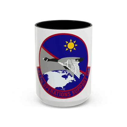 811th Operations Support Squadron (U.S. Air Force) Accent Coffee Mug 15oz Black - Go Mug Yourself