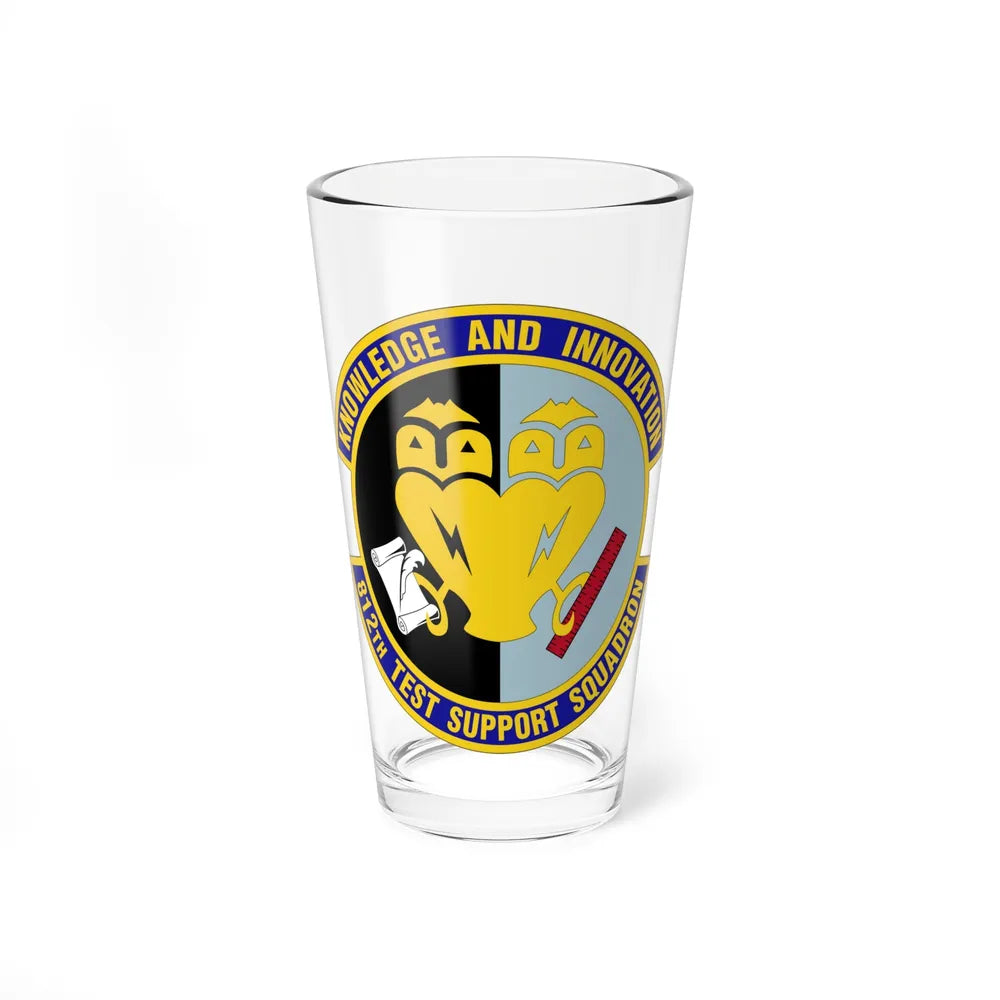 812 Test and Support Squadron AFMC (U.S. Air Force) Pint Glass 16oz-16oz-Go Mug Yourself