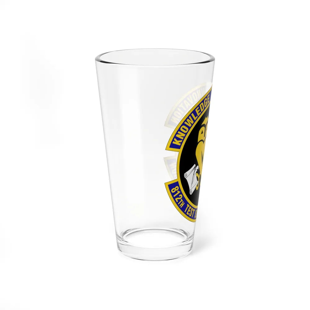 812 Test and Support Squadron AFMC (U.S. Air Force) Pint Glass 16oz-Go Mug Yourself