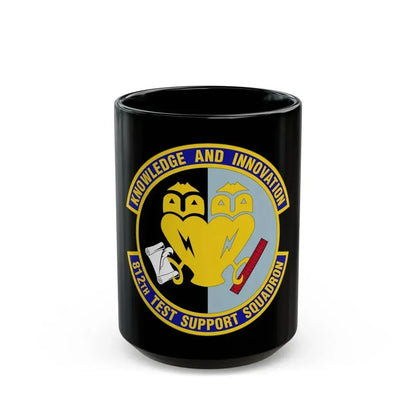 812 Test and Support Squadron AFMC (U.S. Air Force) Black Coffee Mug 15oz - Go Mug Yourself