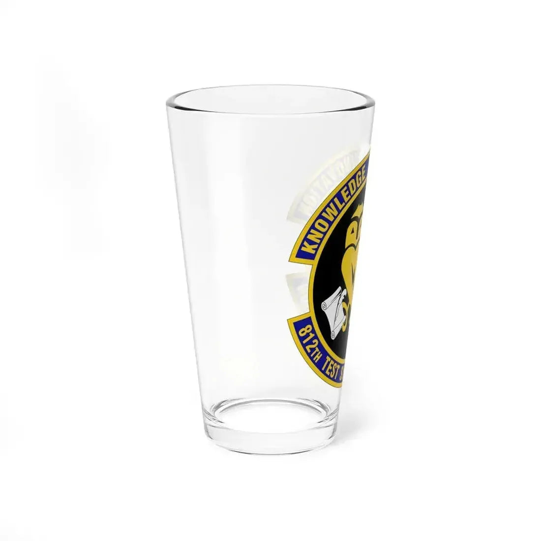 812 Test and Support Squadron AFMC (U.S. Air Force) Pint Glass 16oz - Go Mug Yourself