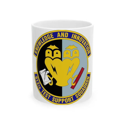 812 Test and Support Squadron AFMC (U.S. Air Force) White Coffee Mug 11oz - Go Mug Yourself