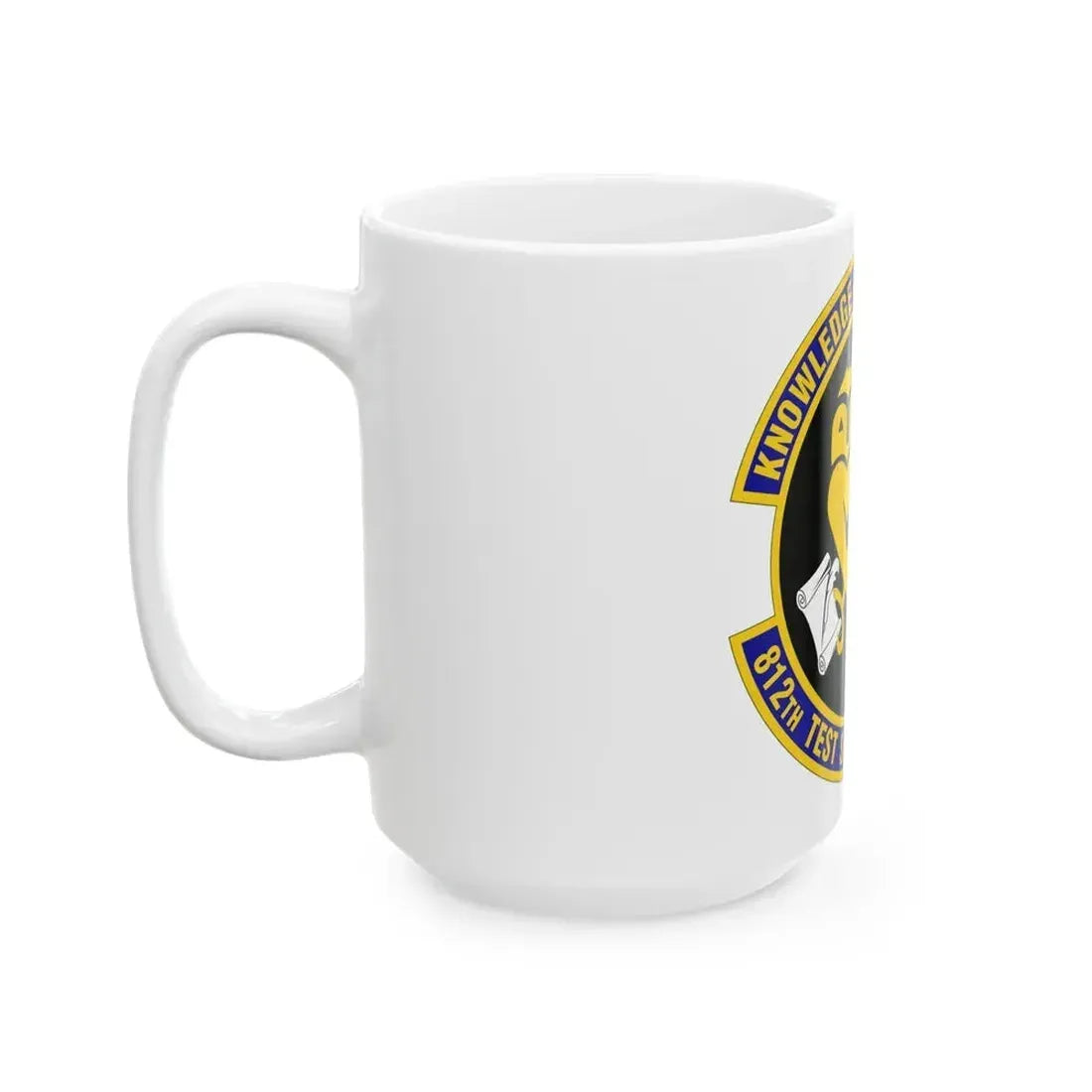 812 Test and Support Squadron AFMC (U.S. Air Force) White Coffee Mug - Go Mug Yourself