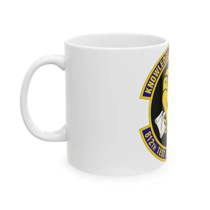 812 Test and Support Squadron AFMC (U.S. Air Force) White Coffee Mug - Go Mug Yourself