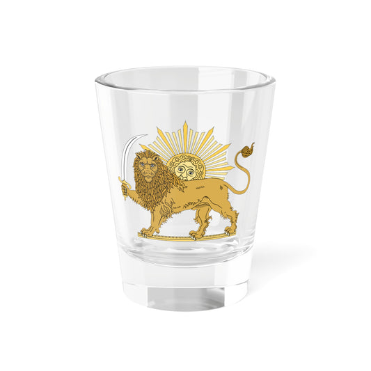 Lion and the Sun (Iran) (Coat of Arms) Shot Glass 1.5oz