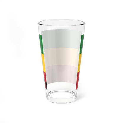 Bandera del municipio Anaco (Venezuela) Pint Glass 16oz