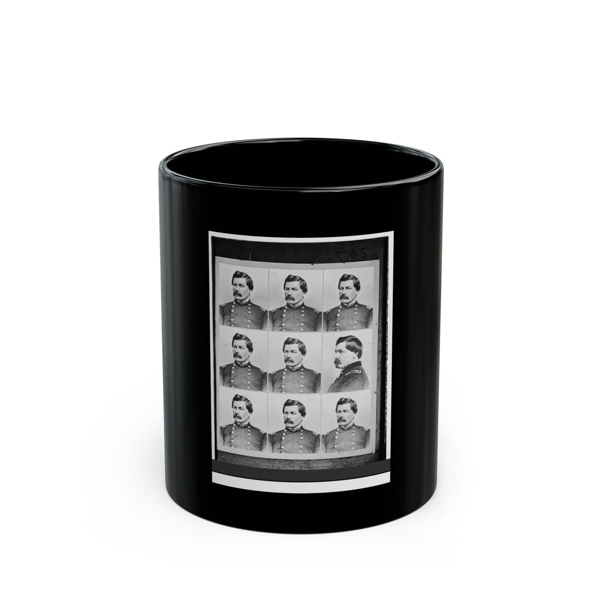 George B. Mcclellan 007 (U.S. Civil War) Black Coffee Mug