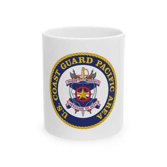 USCG Pacific Area (U.S. Coast Guard) White Coffee Mug