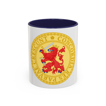 Great Seal of the Batavian Republic (1802) - Accent Coffee Mug