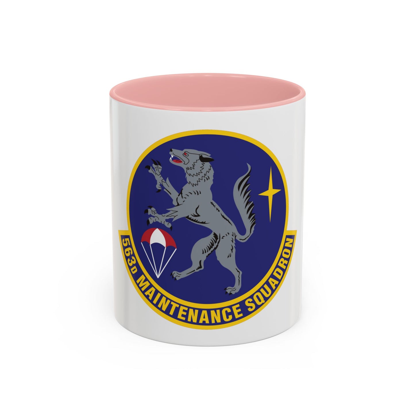 563d Maintenance Squadron (U.S. Air Force) Accent Coffee Mug