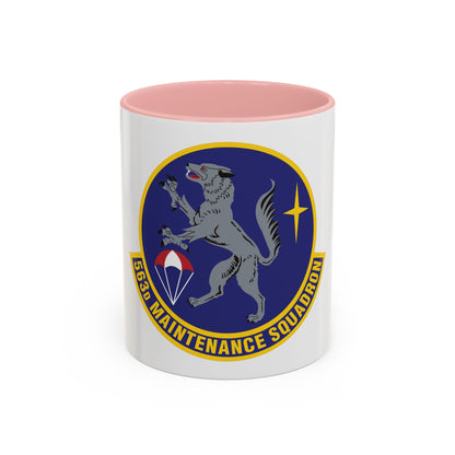 563d Maintenance Squadron (U.S. Air Force) Accent Coffee Mug