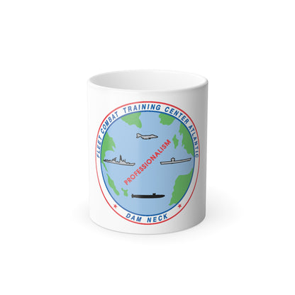 Fleet Combat Trng Ctr Atlantic Dam Neck (U.S. Navy) Color Changing Mug 11oz