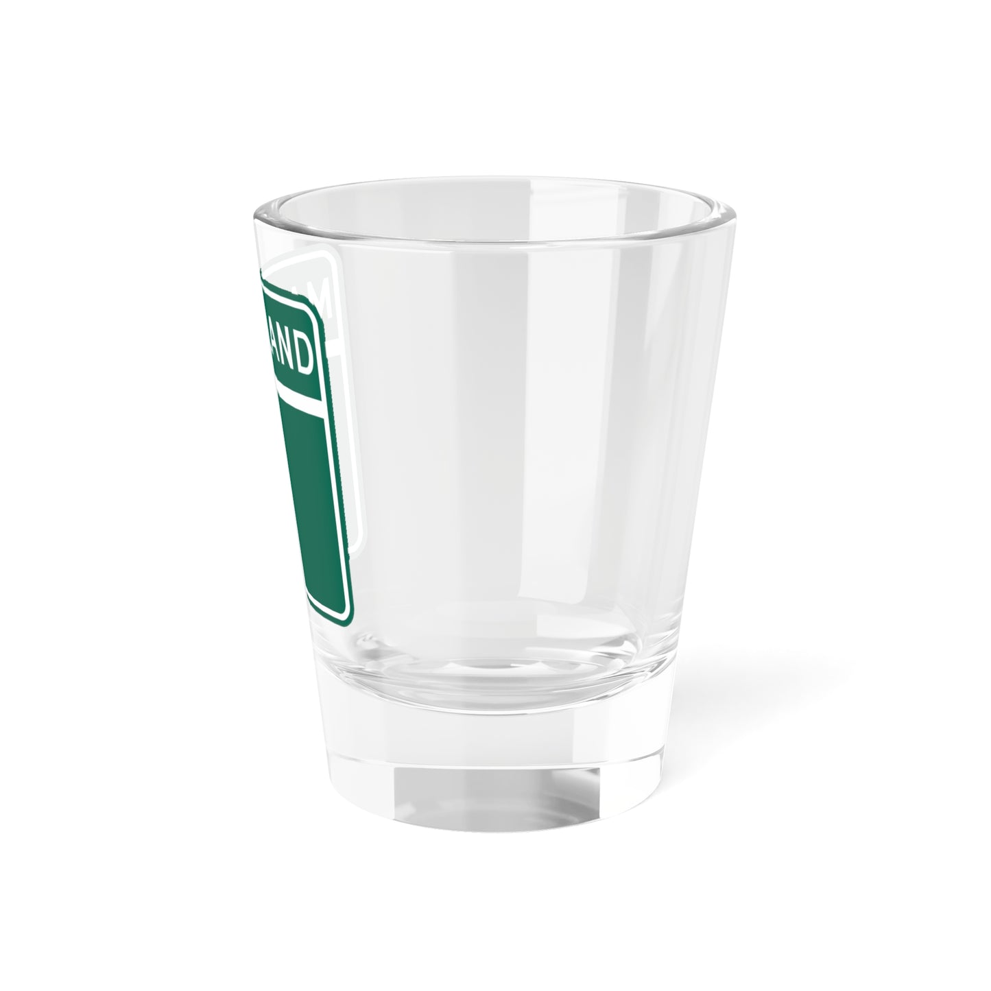 MD Blank green (Maryland) (Road Sign) Shot Glass 1.5oz