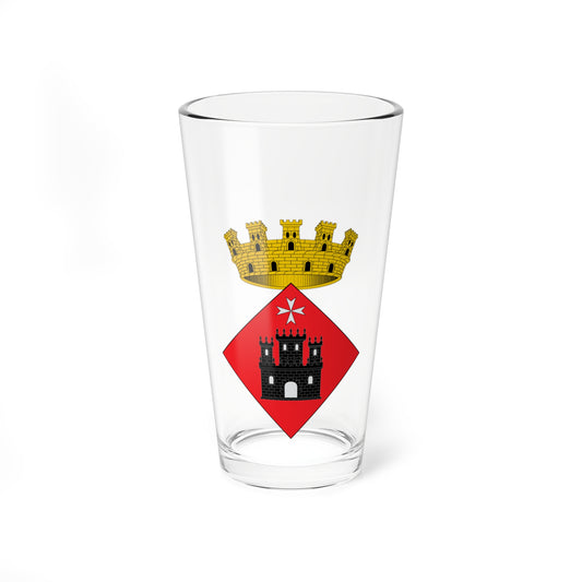 Escudo de Ascó (Spain) (Coat of Arms) Pint Glass 16oz